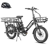 Fafrees FF20 CUV Familie Elektro Fahrrad 20 Zoll, Damen E Bike Herren 25km/h Pedelec, 12Ah / 576Wh*2...