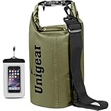 Unigear wasserdichte Tasche, wasserdicht, für Wandern, Kajakfahren, Angeln, Rafting, Camping,...