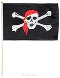 Bartl 101546 Piratenflagge 40 x 30 cm, originelle Dekoration für das Kinderzimmer