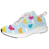 Butterflies Clouds Personalisierte Sneakers Leichte Wanderschuhe Laufschuhe Athletic Casual...