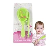 Babypinsel und Kamm-Set, Babykamm und Pinsel-Set, Soft Bristle Baby Babrush, Babybett für das Haar...