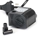 SunSun HJ-311 ECO Aquarium Pumpe 300 L/h 2 W kleine Aquariumpumpe 44×48×34 mm mit regulierbarem...