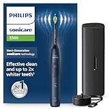 Philips Sonicare 5500 elektrische Zahnbürste, Schallzahnbürste mit 2 Putzmodi, Andruckkontrolle,...