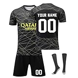 Generisch Paris Fußball Trikot Personalisiert mit Eigenem Namen Nummern für Kinder/Erwachsener,...