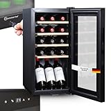 Sommertal WK 50 Weinkühlschrank – 15 Flaschen, 5–20C° einstellbar, abschließbar,...