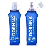 DORNNA® - 2x1 TPU Faltbare Trinkflaschen, Soft Flask, Wasserflasche BPA-Frei Sportflasche für...