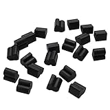 Corghd Silikon-Pads, 6,5 mm, für Hornisten, schwarzes Messing, 20 Stück