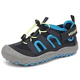 Mishansha Kinderschuhe Kinder Sandalen Jungen Tiefes Schwarz Blau Gr.32