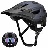 Favoto Rennradhelm Mountainbike mit Schirm Leicht - Doppelte Technologie Inmould MTB Helm für...