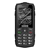 Hammer H Rock Handy ohne Vertrag, 2.4 Zoll Farbdisplay, Robust, Mega Batterie 1800 mAh, (IP68),...