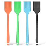 4 Stück Silikonpinsel Küche BBQ Backpinsel Grillpinsel Basting Gebäckbürste Küchenpinsel...