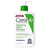 CeraVe Reinigungslotion mit Pumpspender, Reinigungscreme für Gesicht und Körper, Mit Hyaluron und...