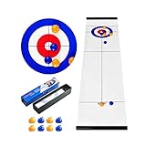 YYL Schnelles Sling Puck Spiel Tisch-Curling-Spiel Familienbrettspiele Desktop-Spiel für Kinder und...