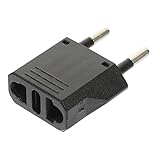 HOMSFOU Europäischer Reisesteckeradapter Italien Adapter Italienischer Adapter Europäischer...