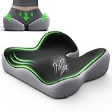 Benazcap Sitzkissen OrthopäDisch,Memory Foam Sitzkissen Stuhlkissen füR BüRostuhl, Verbesserte...