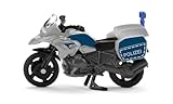 siku 1551, BMW Polizeimotorrad, Metall/Kunststoff, Blau/Silber, Spielzeug-Motorrad für Kinder,...