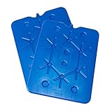 ToCi XXL Kühlakku 2er Set | Freezeboard (32x25 cm) mit je 800 ml | 2 Blaue Kühlelemente Iceakku...