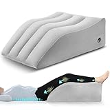 PleasurePeak Venenerhöhungskissen, aufblasbares Kissen zur Erhöhung der Beine, bequemes Keilkissen...