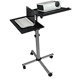 Systafex Profi Projektorwagen Laptopwagen Rollwagen Laptoptisch Beamer Wagen Notebooktisch...