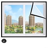 Emiif Winddichte Wärmedämmfolie, PE-Material, 120 x 180 cm/80 x 120 cm/120 x 120 cm, transparent,...