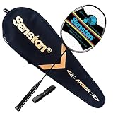 Senston N80 Ultraleicht Graphit Badmintonschläger Carbon-Fiber Badminton schläger mit...