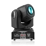 RAYSHIN 60W LED Moving Head Licht Strahl Licht Bühneneffektbeleuchtung mit 8 Mustern + Rotation + 8...