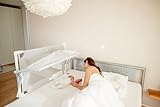 BabybeFun Beistellbett Baby [Stillen im eigenen Elternbett] Babybett für Boxspringbett und normales...