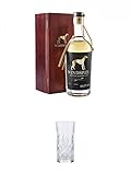 Windspiel Premium Dry Gin RESERVE 0,5 Liter 49,3% in Holzkiste + Windspiel Hi-Ball Glas 1 Stück 350...