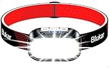 Blukar Stirnlampe LED 2 Farbtemperatur Wiederaufladbar, 2000 Lumen Superhell Kopflampe Stirnlampe...