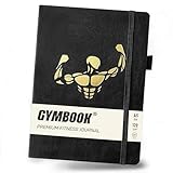 GYMBOOK® Premium Fitness Journal - Hochwertiges Trainingstagebuch für Ihr Training. Workout...