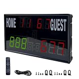 Anzeigetafel Elektronisch, Multifunktionale Dreistellige LED-Anzeigetafel mit Fernbedienung,...
