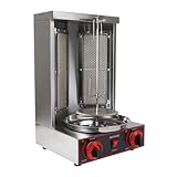 Dönergrill, 3000W Gas Döner Kebab Machine Kebap Grill Gyrosgrill Vertikalgrill Drehgrill Mit...