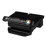 Tefal OptiGrill Kontaktgrill, 6 automatische Programme, Garstufenanzeige, passt Temperatur und...
