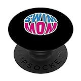 Swim Mom - Schwimmermütter PopSockets mit austauschbarem PopGrip