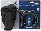 ABUS Rahmenschloss Pro Shield 5950 NR + Rahmenschlosskette Chain 6KS/85 + Schlosstasche ST5950 -...