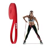 Fitnessbänder, 100% Latex Resistance Bands, Einzelpackung Gymnastikband, Widerstandsbänder...