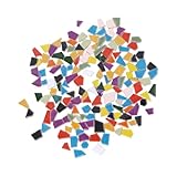 FIXOSHEE DIY Mosaik Steine Bunte Unregelmäßige Kristall Bruchstücke Glänzende Keramik...