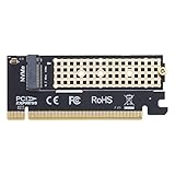 Ukbzxcmws PCIE X16 Zu M2 Adapter Karte Für M2 Festplatte PCI Express 3 0 Erweiterungskarte Für M2...