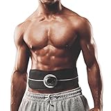FitEngine flexibler EMS Bauchmuskelgürtel Unisex | 4 leitfähige Elektroden zur Stimulation der...