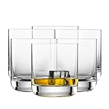 SCHOTT ZWIESEL Whiskyglas Convention (6er-Set), geradliniger Tumbler für Whisky,...
