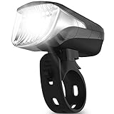 Velmia Fahrradlicht Vorne StVZO zugelassen mit USB Akku-Betrieb und 8,5h Leuchtdauer I LED Fahrrad...