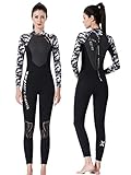 Owntop Neoprenanzug für Damen Herren - 3mm Neopren Tauchanzüge Wetsuit Langarm, Thermisch...