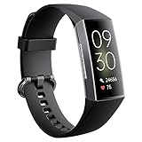 Aktivitätstracker für Frauen Männer 1.1''AMOLED Bildschirm Fitness Uhren mit Herzfrequenz...