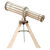 Wissenschaftlicher Experimentierkasten - Holz Fernrohr Lernspielzeug,Astronomie STEM Physik...