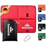 Seatwith® Gedächtnisschaum - Wärme und extremen Komfort mit Wetterfest (45x35cm) - Thermo Faltbar...