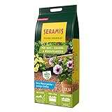 Seramis Pflanz-Granulat für Beet-, Balkon- & Kübelpflanzen, 12,5 l – Tongranulat, Pflanzenerde...