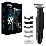 Braun Series X Barttrimmer/ Bodygroomer / Elektrorasierer Herren / Haarschneidemaschine Profi, 5...
