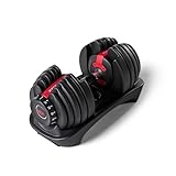 Bowflex Unisex Adult Selecttech 552i Hantel, Schwarz/Rot,Einheitsgröße EU