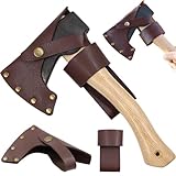 CGTQROVR Beilscheide Hangable kalte Stahl Hatchet mit Taillenschnallen Schutzgartenwerkzeugen...