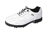 CrivitSports® Damen Golfschuhe - hochwertiges Napaleder - (37, Weiß)